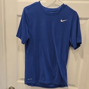 Nike Men's Short Sleeve Blue Tee